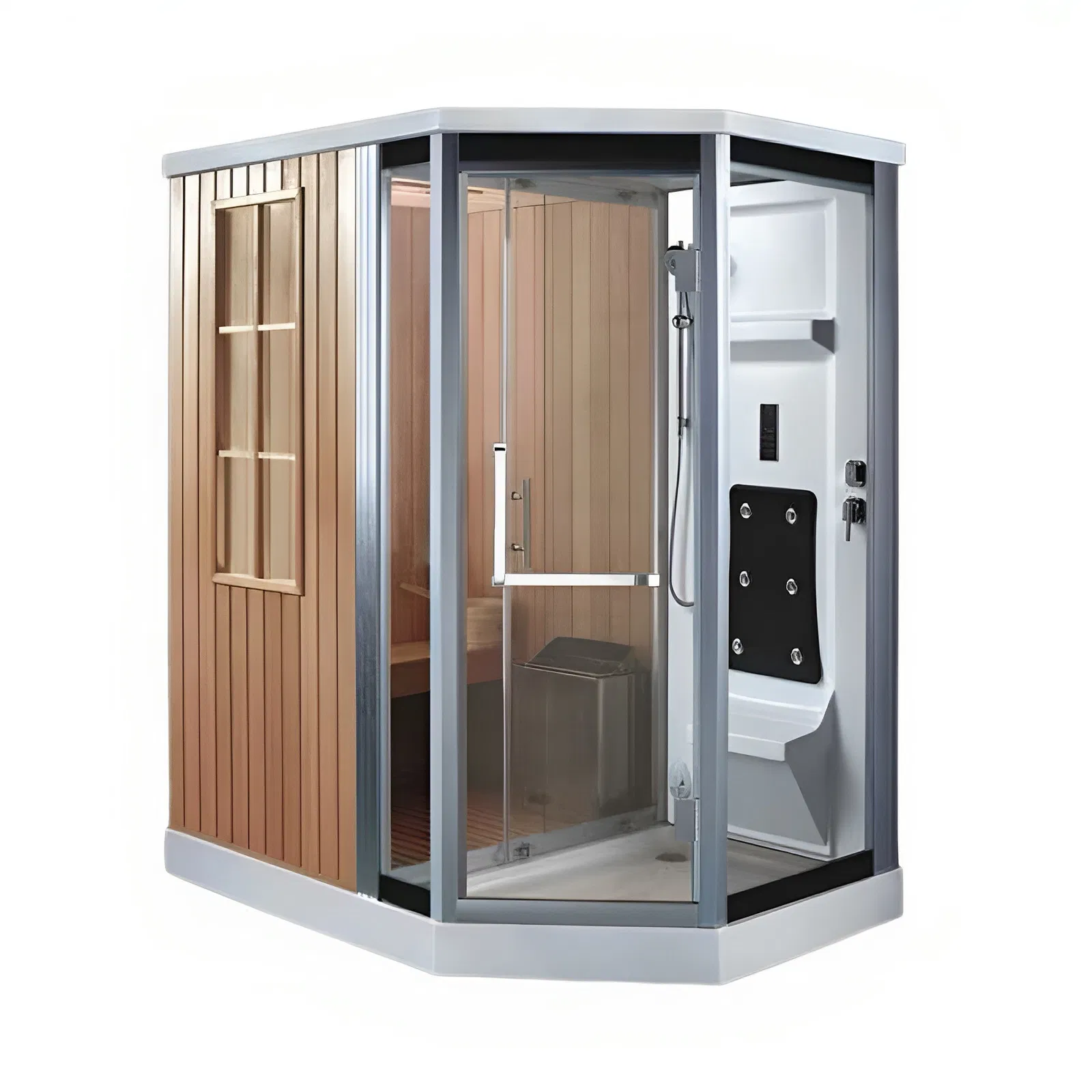 Домашняя сауна-душ с паром и сухим жаром