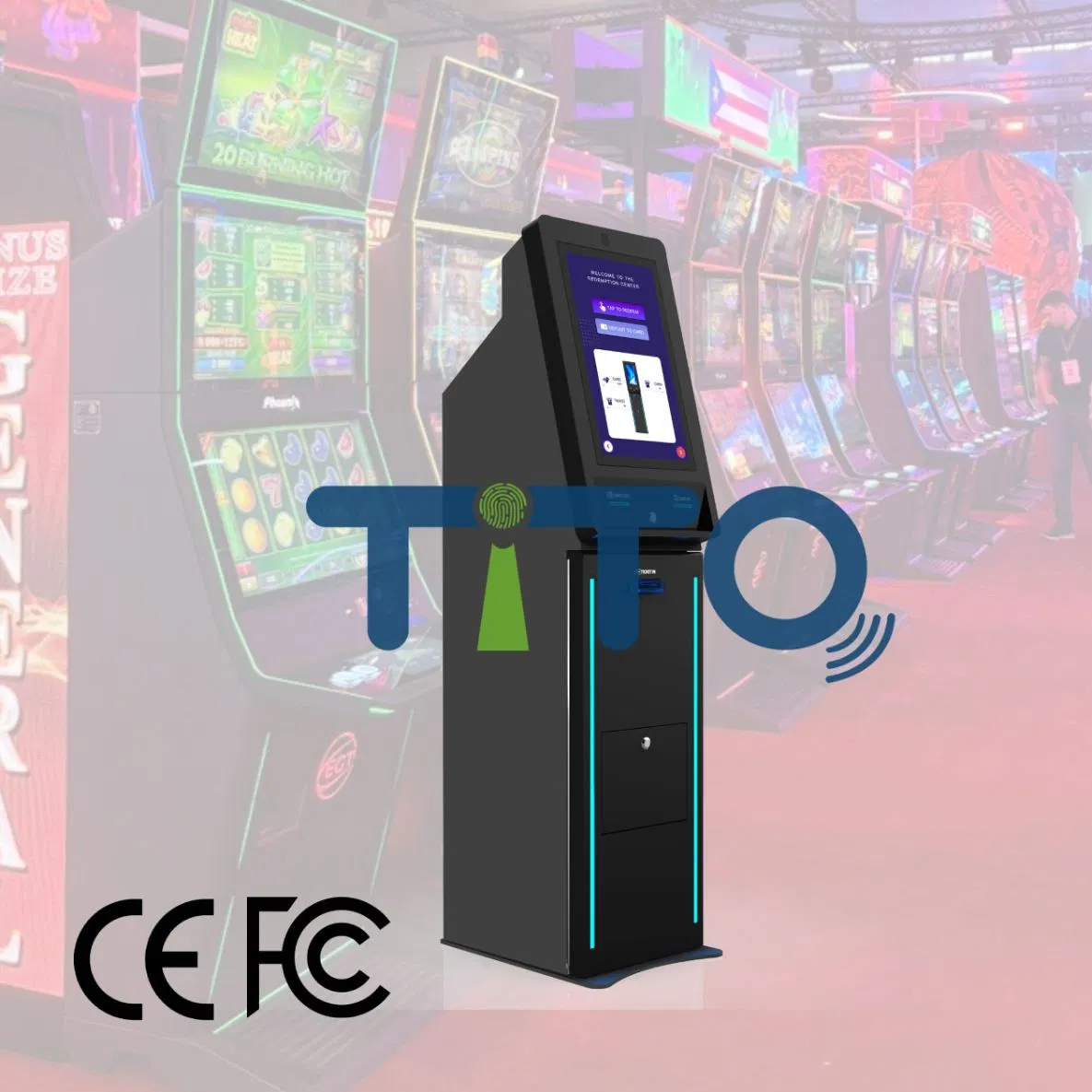 New Cash Dispensing Ticket Lottery Redemption Kiosk Payment ATM for Skill Game Machine