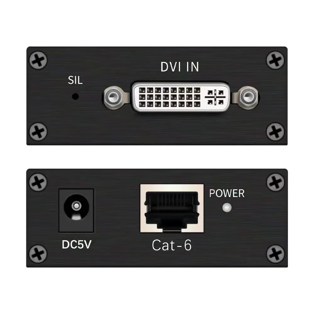 DVI Extener, DVI Extender 60m, RJ45 Extender