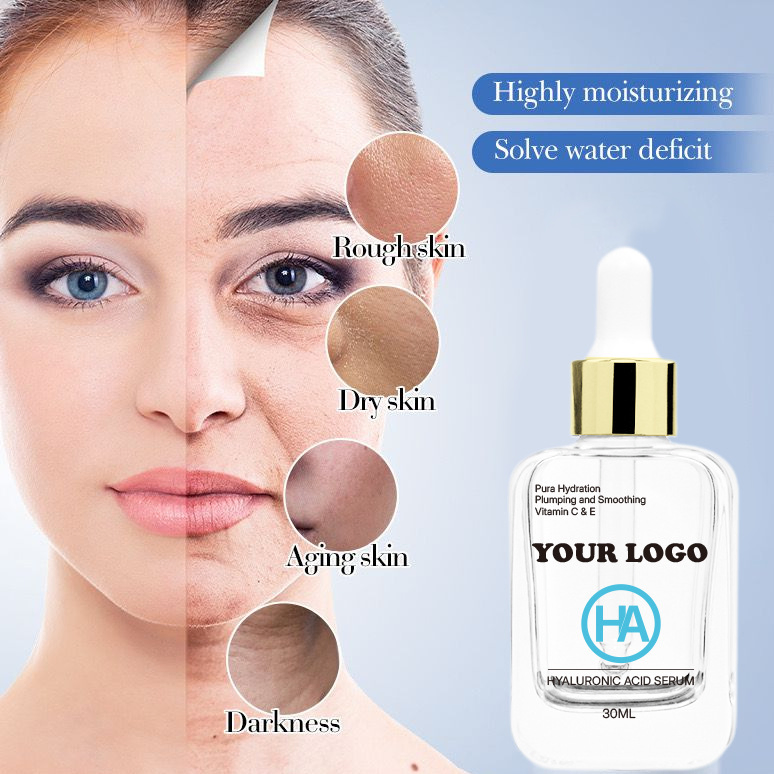 Face Skin Care Hyaluronic Acid + B5 Face Serum Moisturizing Whitening Anti Aging Repair Facial Serum for All Skin