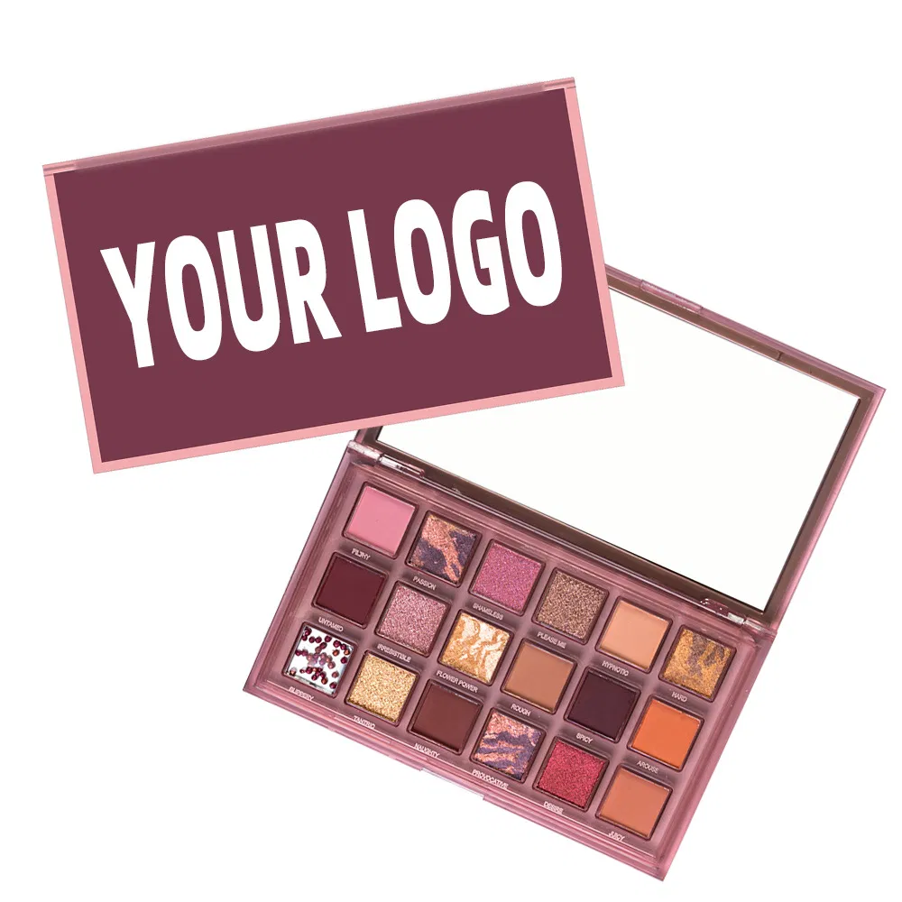 Custom Cosmetic Wholesale Makeup High Pigment Private Label Glitter Vegan Maquillaje Custom Eyeshadow Palette