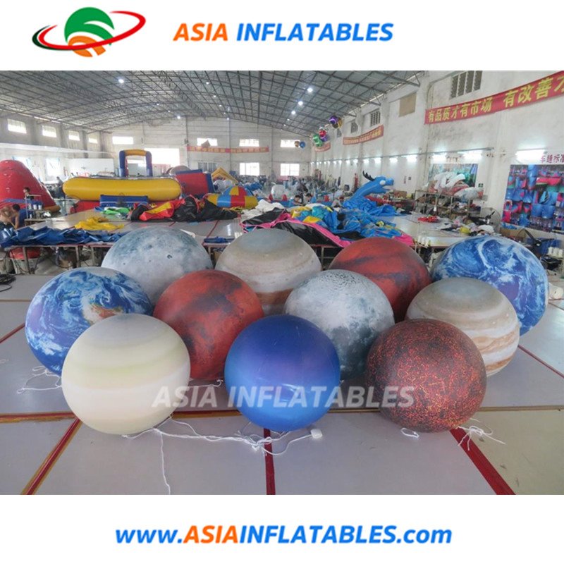 Inflatable Sun Solar System Balloon Nine Planet Sphere for Decoration