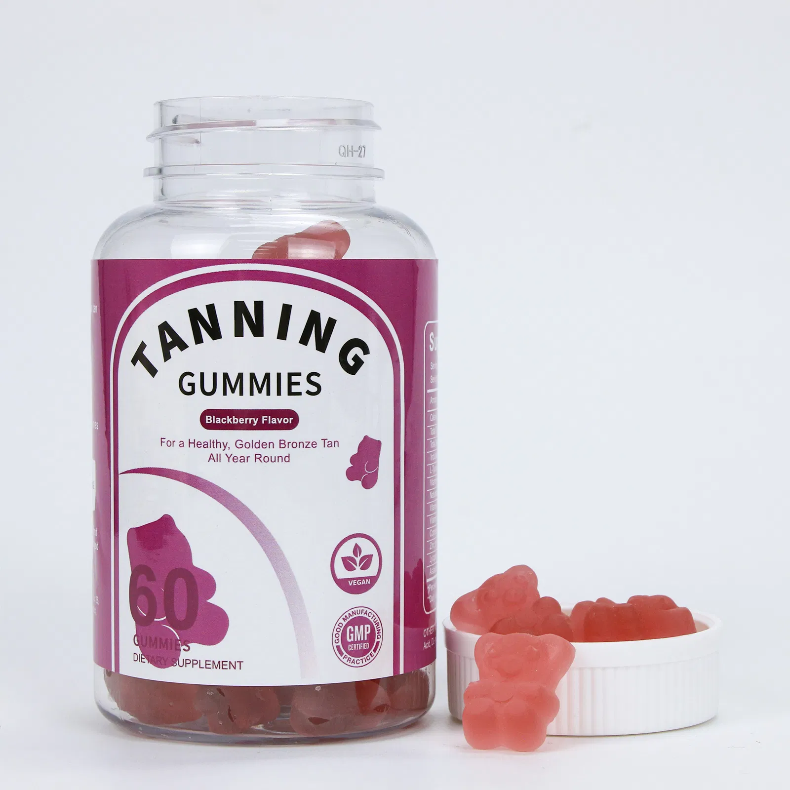Beauty Cosmetics Tanning Healthy Natural Ingredients Dietary Supplement Blackberry Tanning Fudge