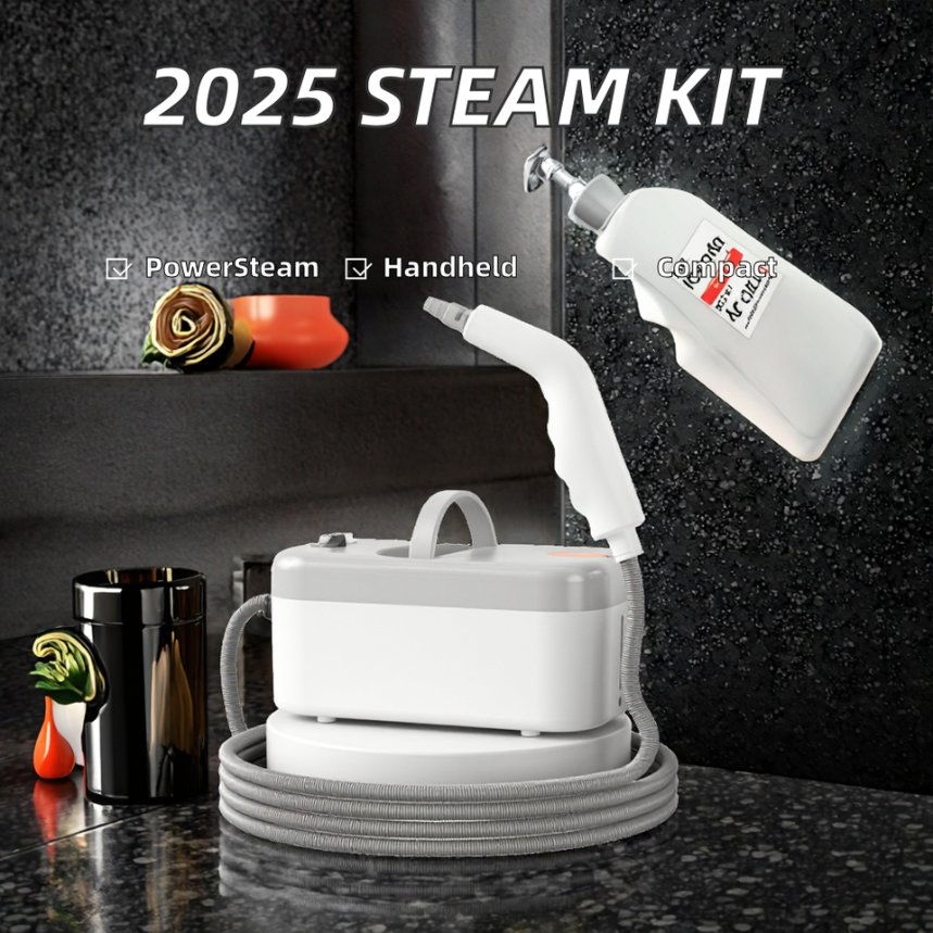 Professional Portable 3.0bar High Pressure Steam Sterilizer Electric Handheld Steam Cleaner for Household Use