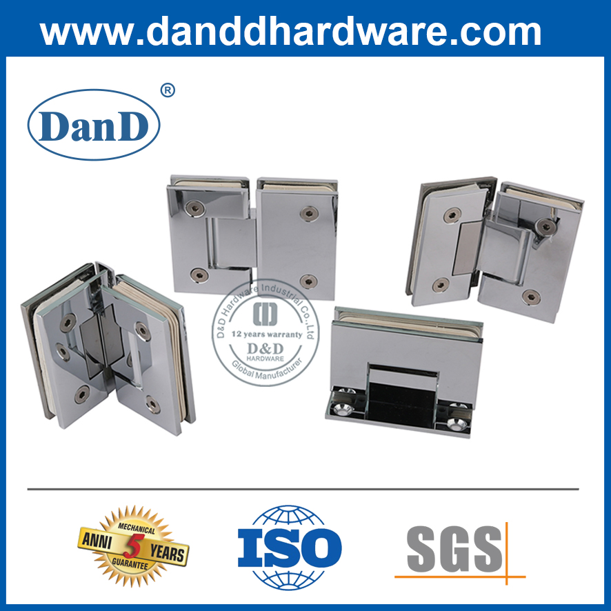 Stainless Steel Satin 12mm Commercial Door Hinges for Glass Doors