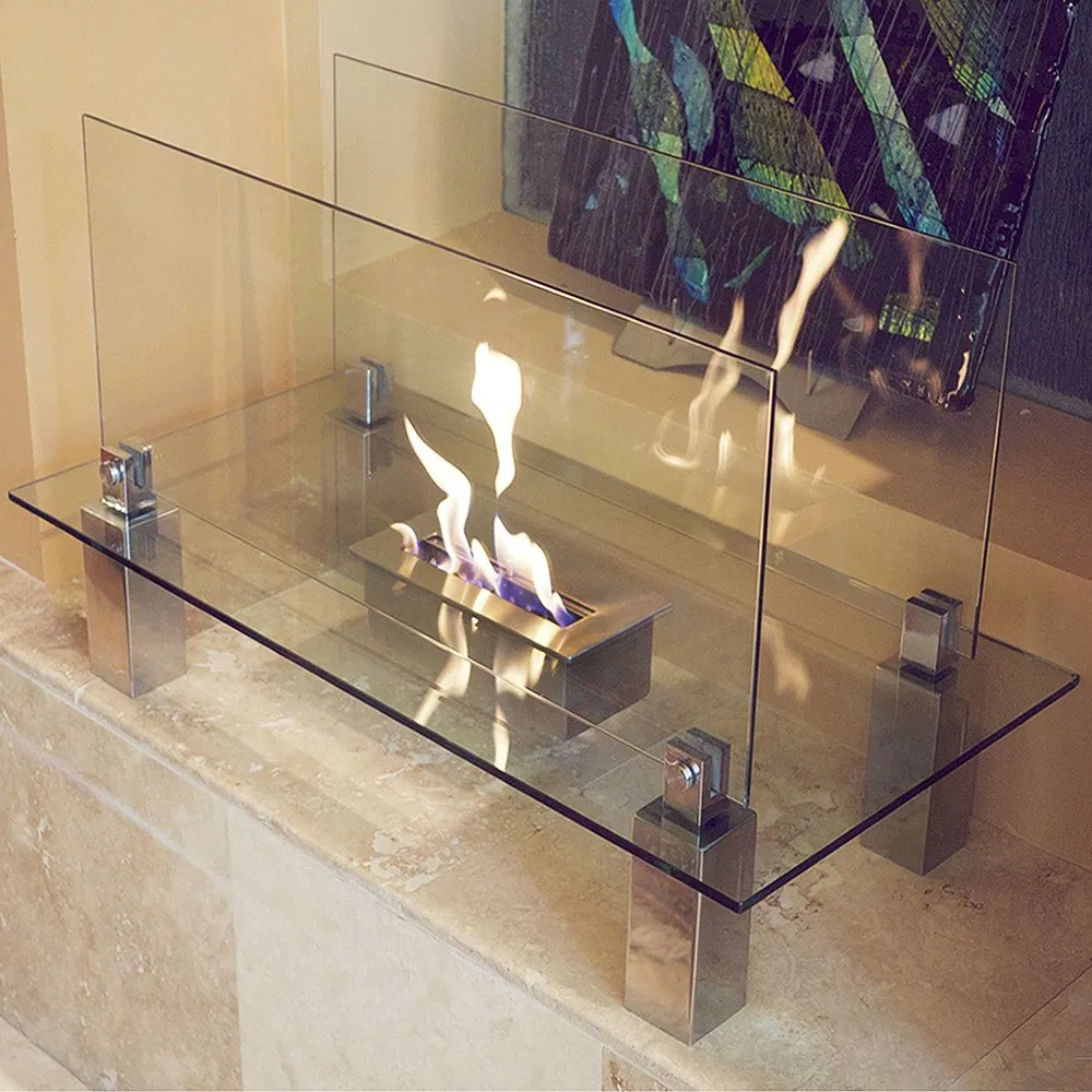 Laminated Fire Glass with High Fire Resistance and Safety Standards for Building Use