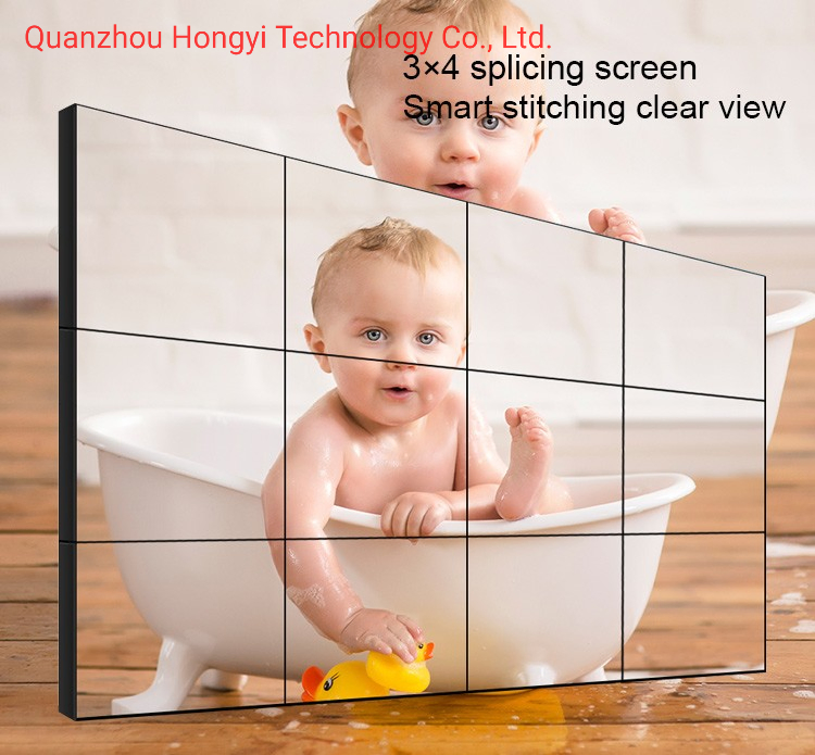Water Proof LCD Video Wall 55 Inch Indoor Ultra Narrow Bezel 3X3 LCD Video Wall
