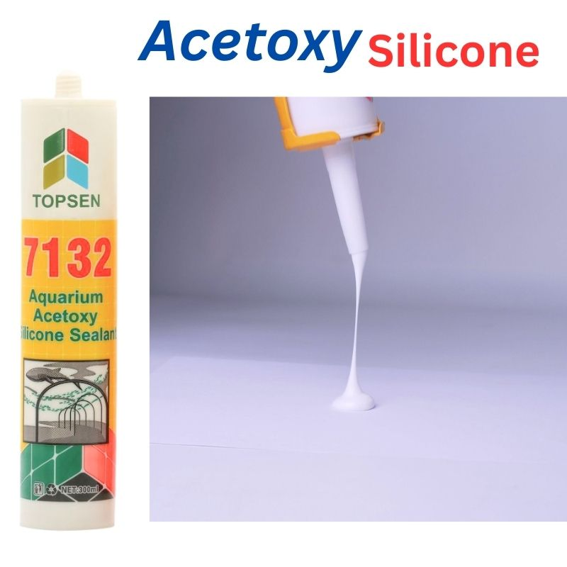 Topsen 7132 PRO Series Aquarium Sealant - Fast Curing for Professional Tank Builders