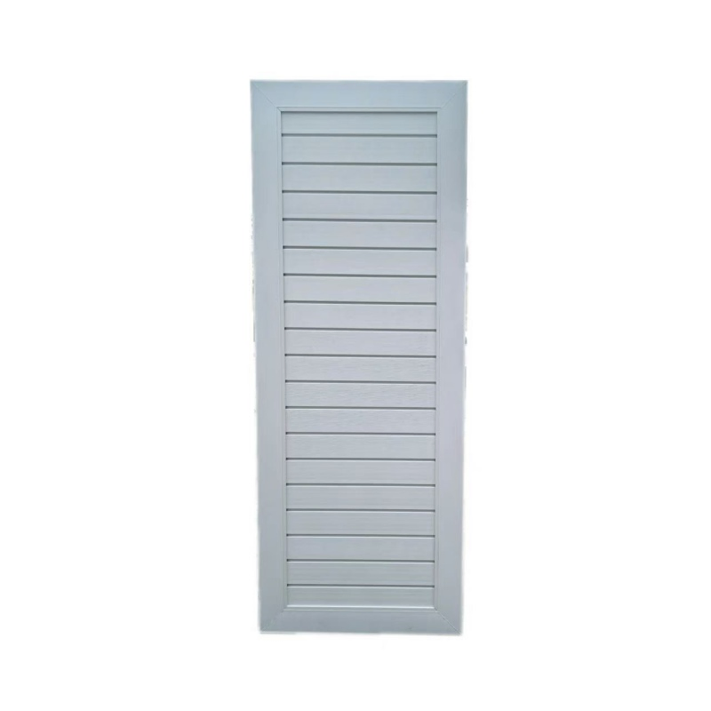 PVC Pressed Door with Fast-Assembly Frame Design and Decorative Embossed Pattern for Quick Interior Upgrades