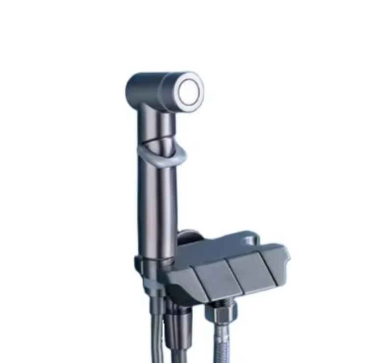 Wall Mounted and Handheld Shattaf Bidet Sprayer Modern Design Style Stainless Steel High Flush for Toilet ABS Brass Body