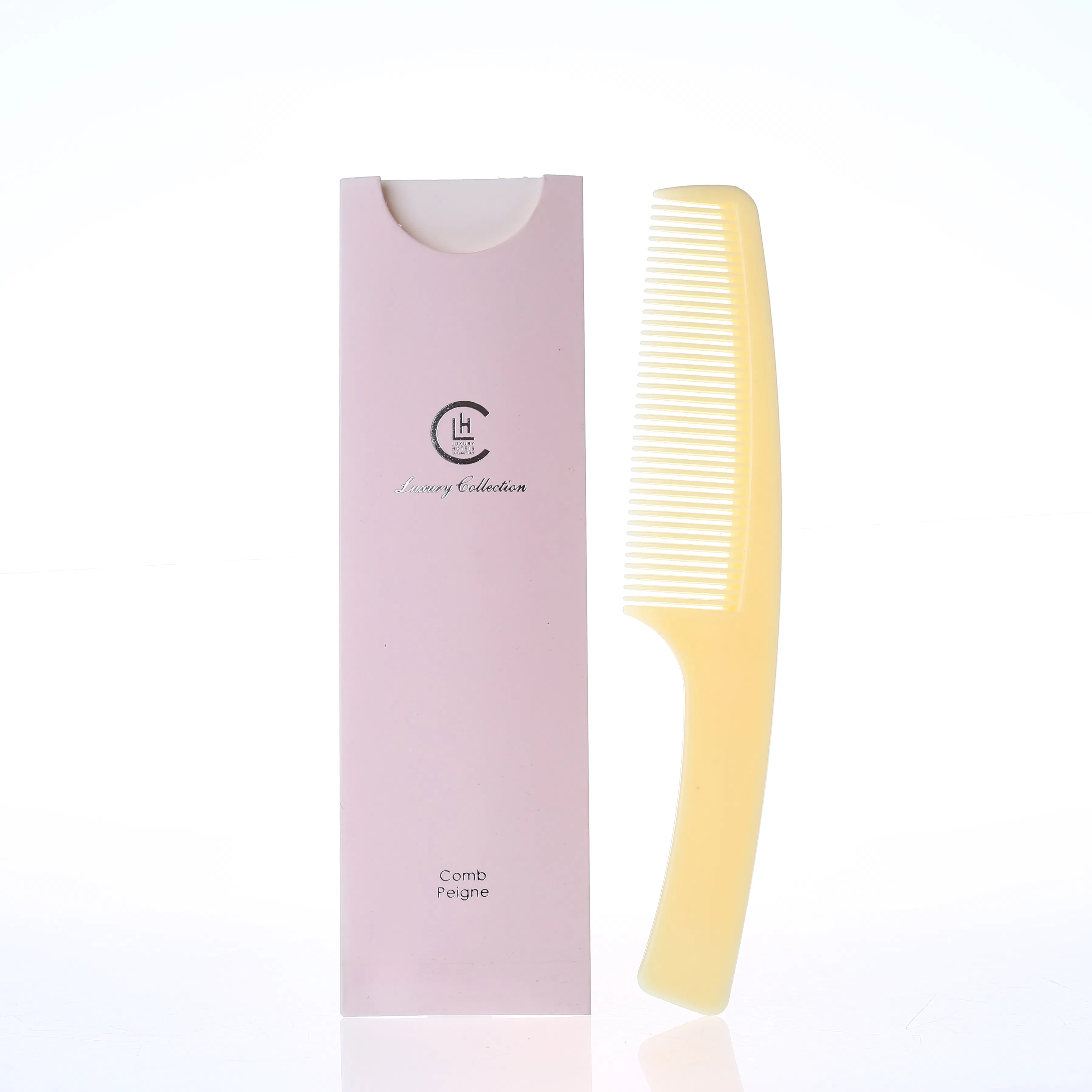 Hotel Comb - Eco-Friendly Disposable Luxury Hair Brush with Custom Design
