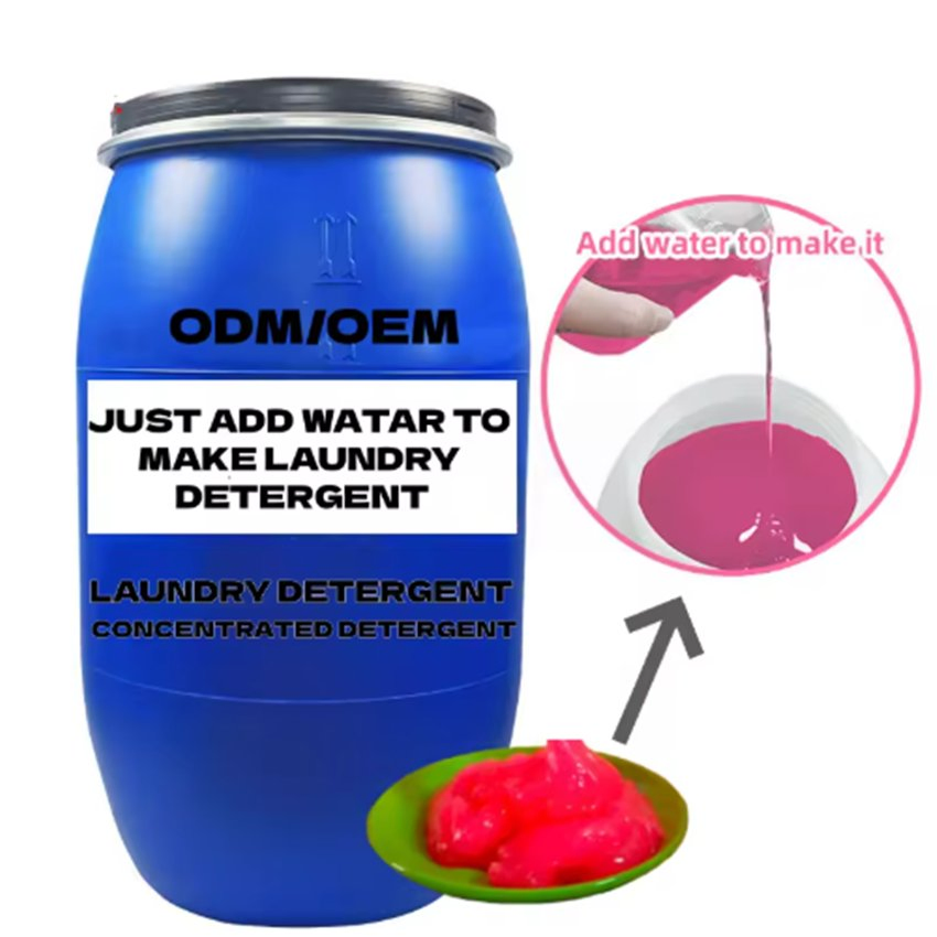 Free Sample High Quality Concentrated Laundry Detergent 1: 4 1: 10 1: 20 1: 50 Laundry Detergent
