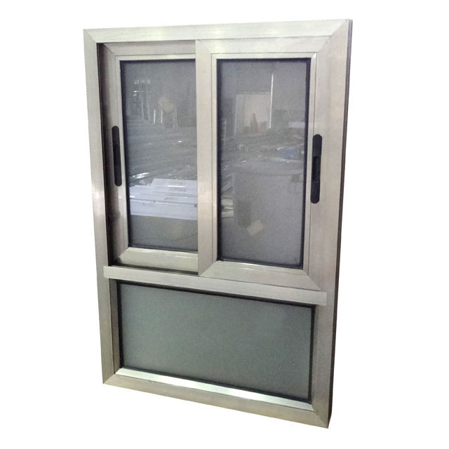 Wanjia Small Sliding Windows Glass Simple House UPVC Waterproof PVC Windows