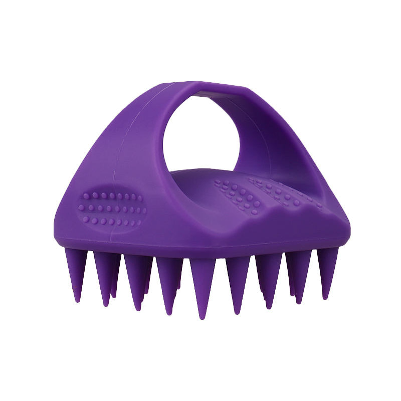 Scalp Massage Hair Brush Massage Dropshipping Natural Silicone Scalp Massage Hair Brush