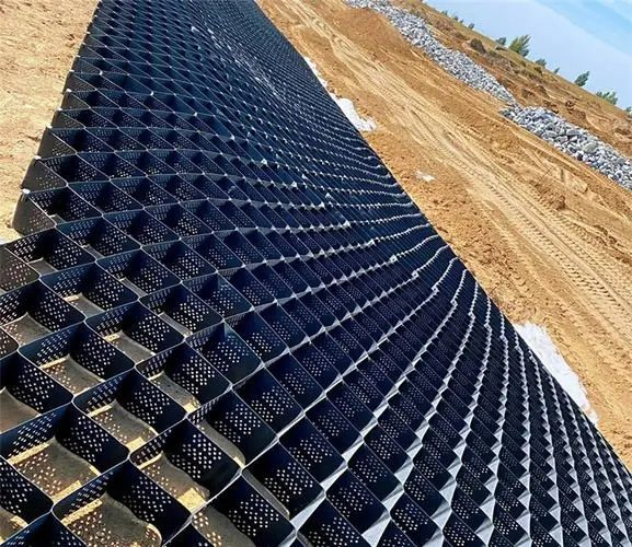 Slope Protection and Reinforcement Plastic Driveway HDPE Gravel Grid Geocells for Road