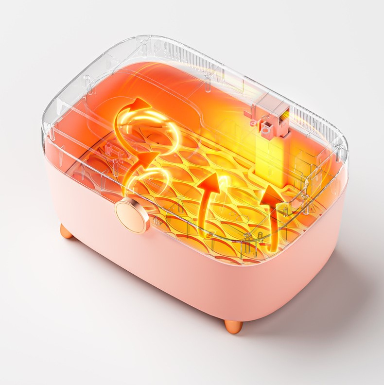 Household Multifunctional Sterilization Dryer Box UV Mite Removal Device All-in-One Machine with Wireless Charging Base