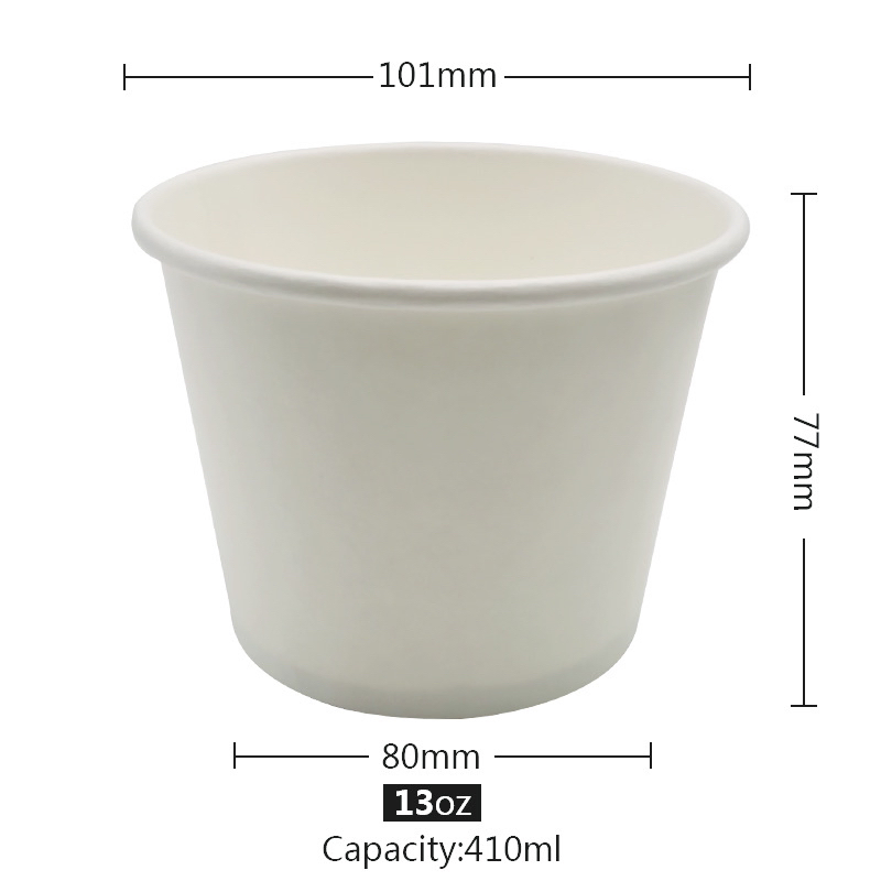 Manufacturer Custom Logo Ice Cream Cup Paper Bowl Ice Cream Cup Packaging Design Ice Cream Cup