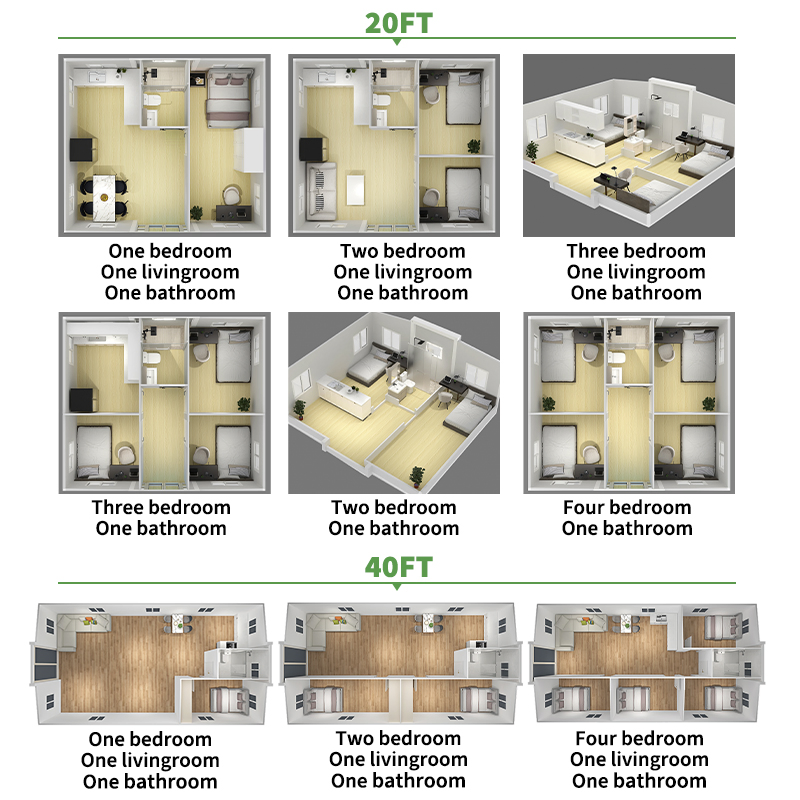 Popular Price Prefab Mobile Expandable Homes Cheap Tiny Combined Container House