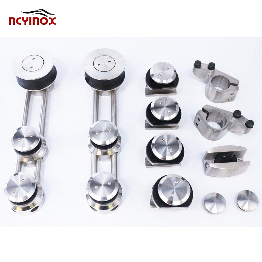 Manufacturer Frameless Sliding Door Glass Hardware Fittings Shower Glass Screen Accessories for 8-12mm