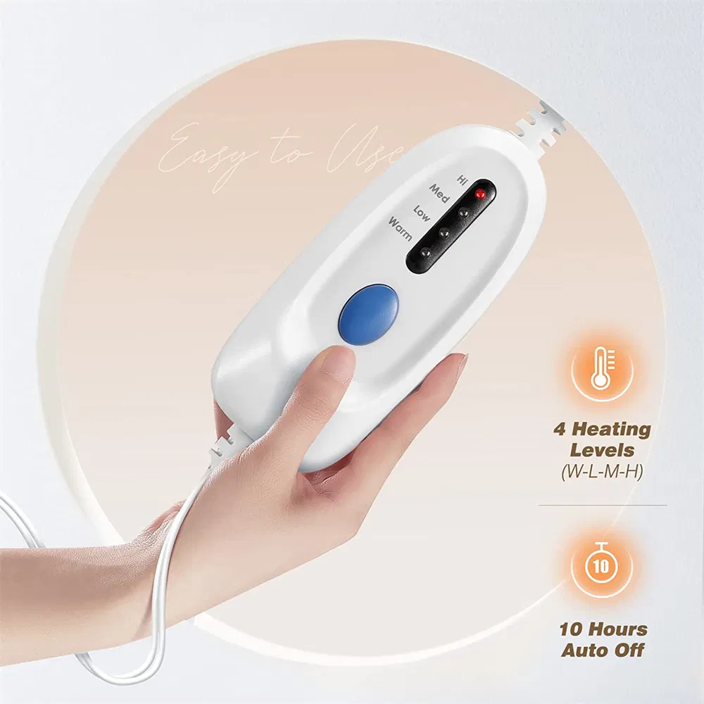 Electric Throw Blanket Automatic Switch-off and Extra Safe Overheating Protection