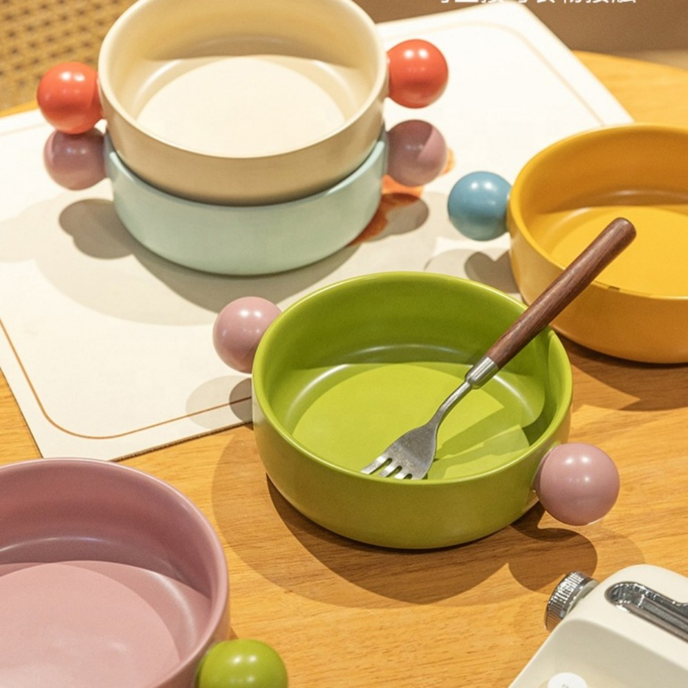 Japanese Traditional Ceramic Matcha Tea Bowl with Pour Spout Colored Spotted Matcha Whisk Holder Handmade Matcha Kit