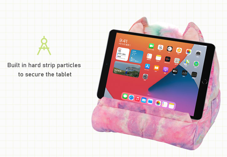 Unicorn Design Tablet Pillow Stand Holder