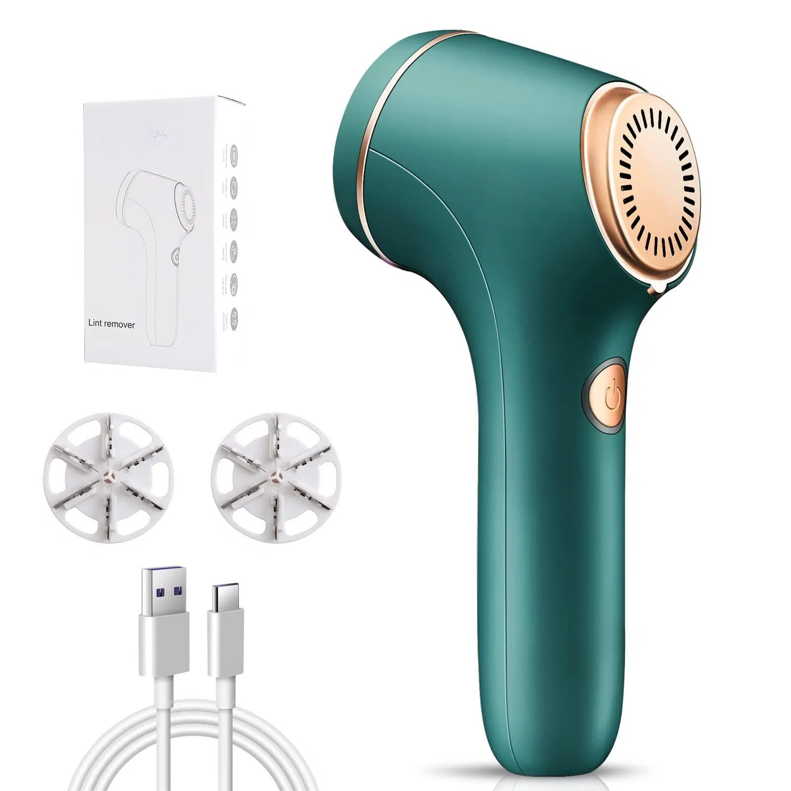 Fabric Shaver Lint Remover Rechargeable Sweater-Shaver Clothes Furniture Adapter Removing Fleece Fuzz