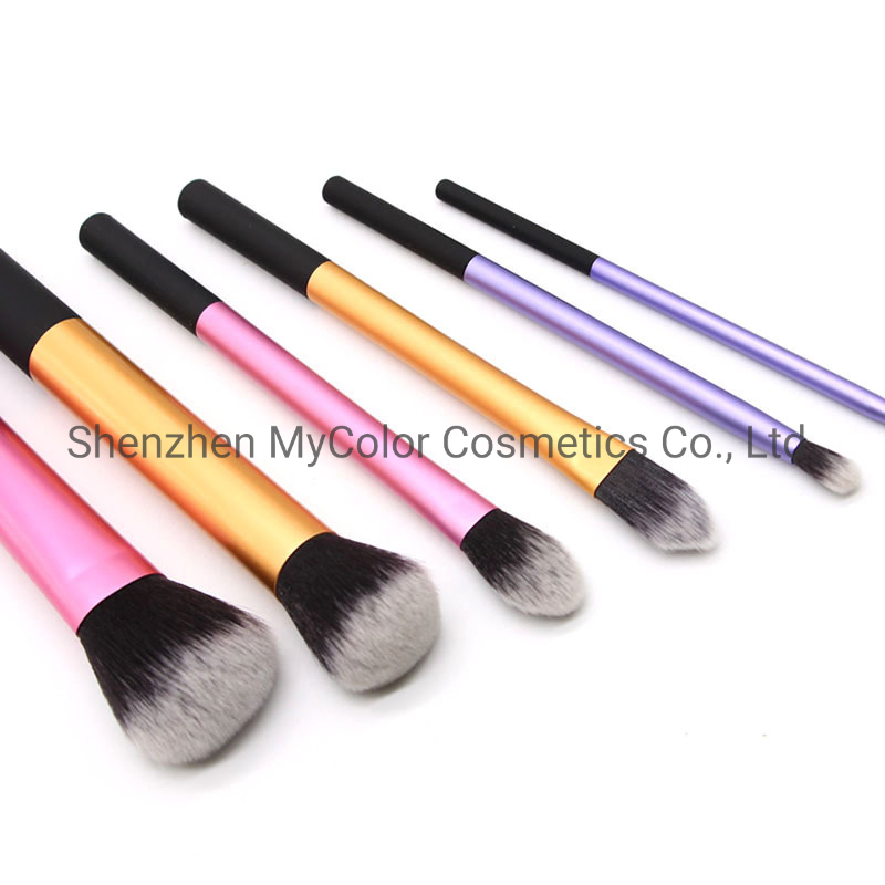 Wholesale Private Logo Cosmetic Brush Set Long Ferrule Make up Brushes Fashion Set