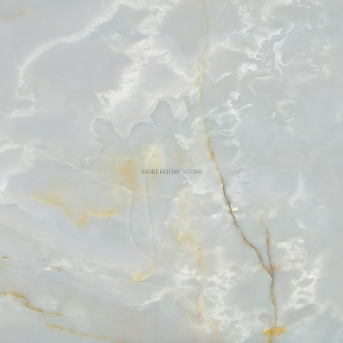 Керамогранитная плитка 800x800 мм белая оникс