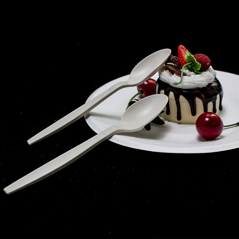 Hot Sale Disposable Biodegradable Corn Starch Fork Knife Spoon Cutlery for Food