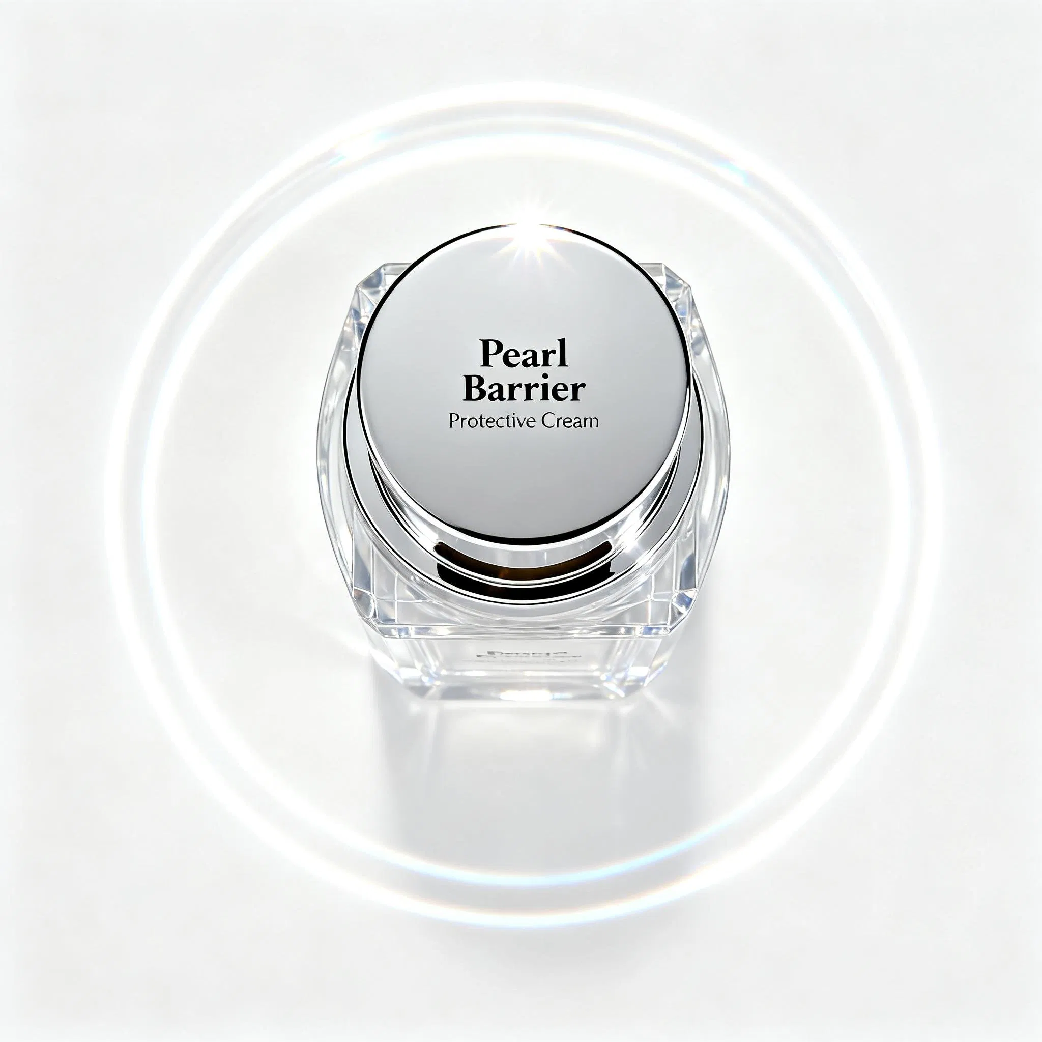 Nourishing Pollution Shield and Moisturizing Isolation Face Cream with Panthenol and Tremella Extract for Dry Skin Types