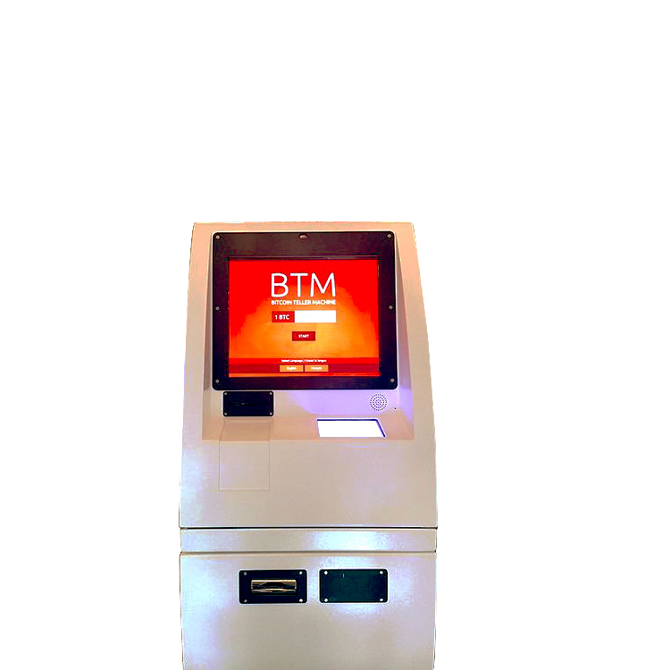 Banknote Deposit Bill Kiosk Crypto Cash Dispenser Bank ATM Machines Currency Exchange Machine Payment Kiosk