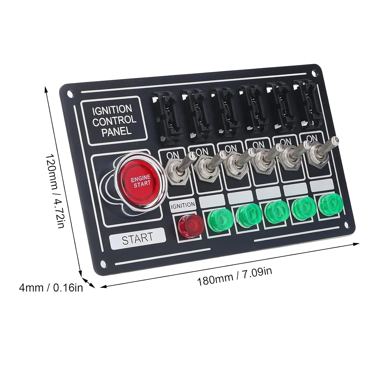 Панель зажигания Racing Switch Panel 6 кнопок