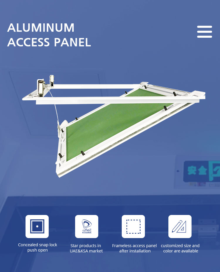 600X600mm 600*600 mm Shunshi Cartons, Pallet or Wooden Case as Customer Need Access Cover Panel