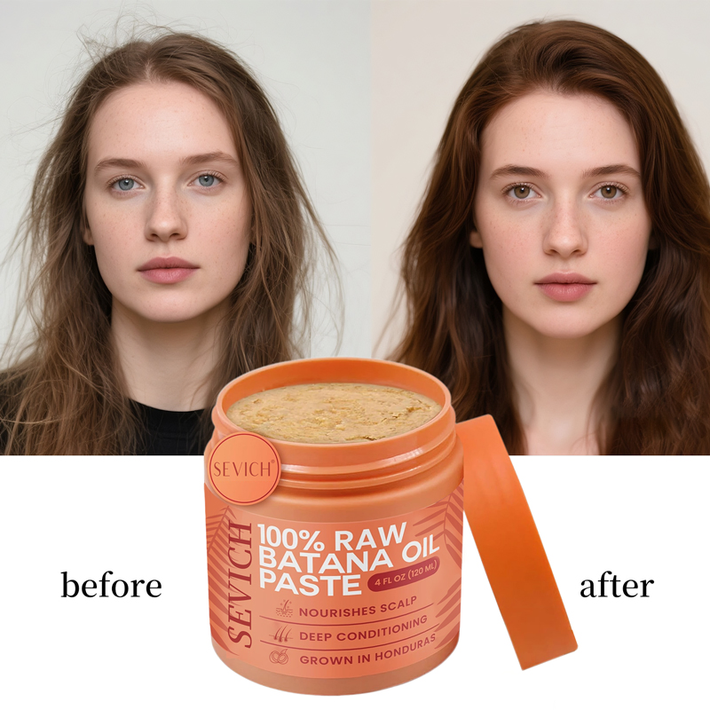 High Quality Batana Butter Private OEM Label Natural Damaged Hair Treatment Mask Anti Loss Hair Growth Batana Oil Raw Unrefined