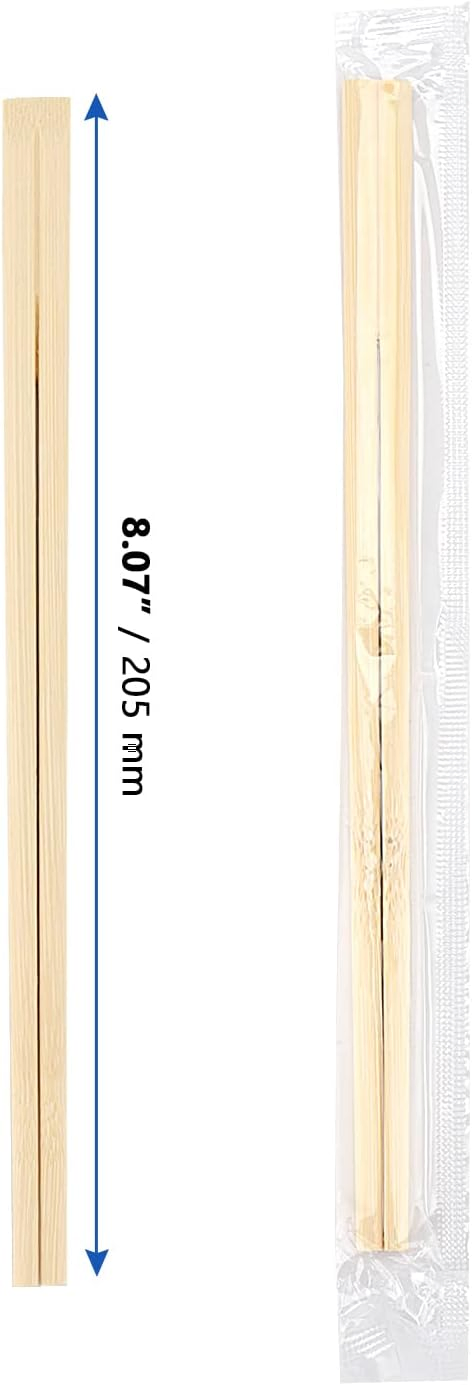 Factory Manufacturer High Quality Food Grade Biodegradable Disposable 20cm Bamboo Twin Chopsticks