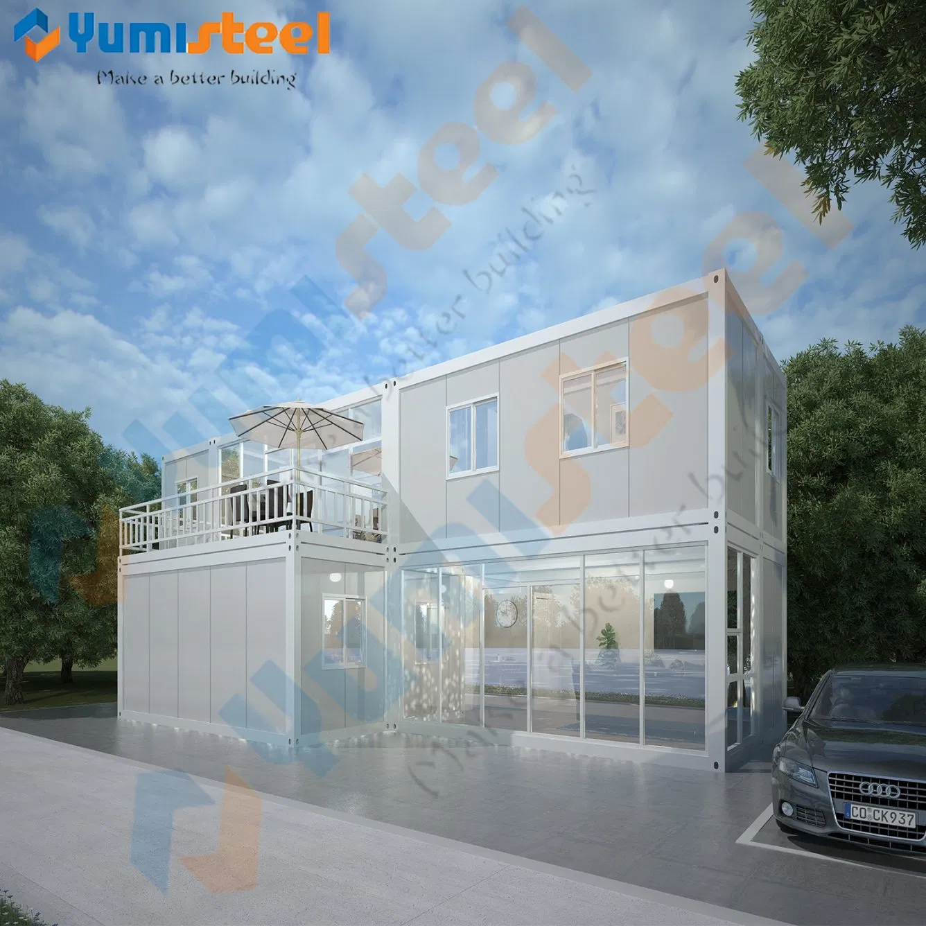 Modern Modular Luxury Container Houses/Homes for Living/Offices/Hotels/Stores