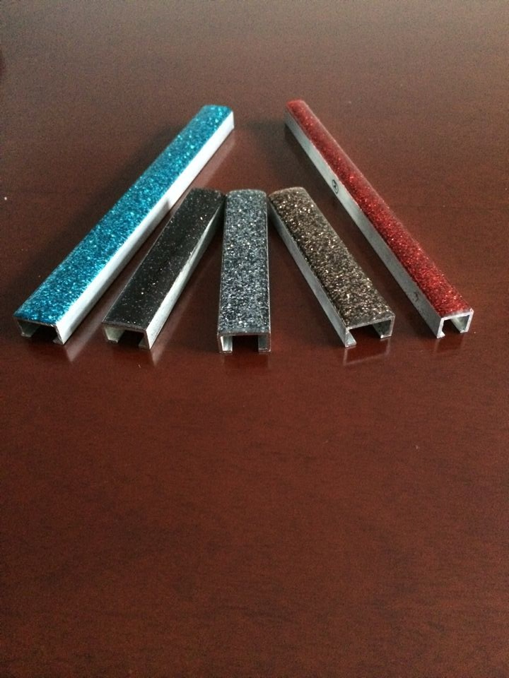 Aluminium Listello Tile Trim Decorative Customized Colors Edge