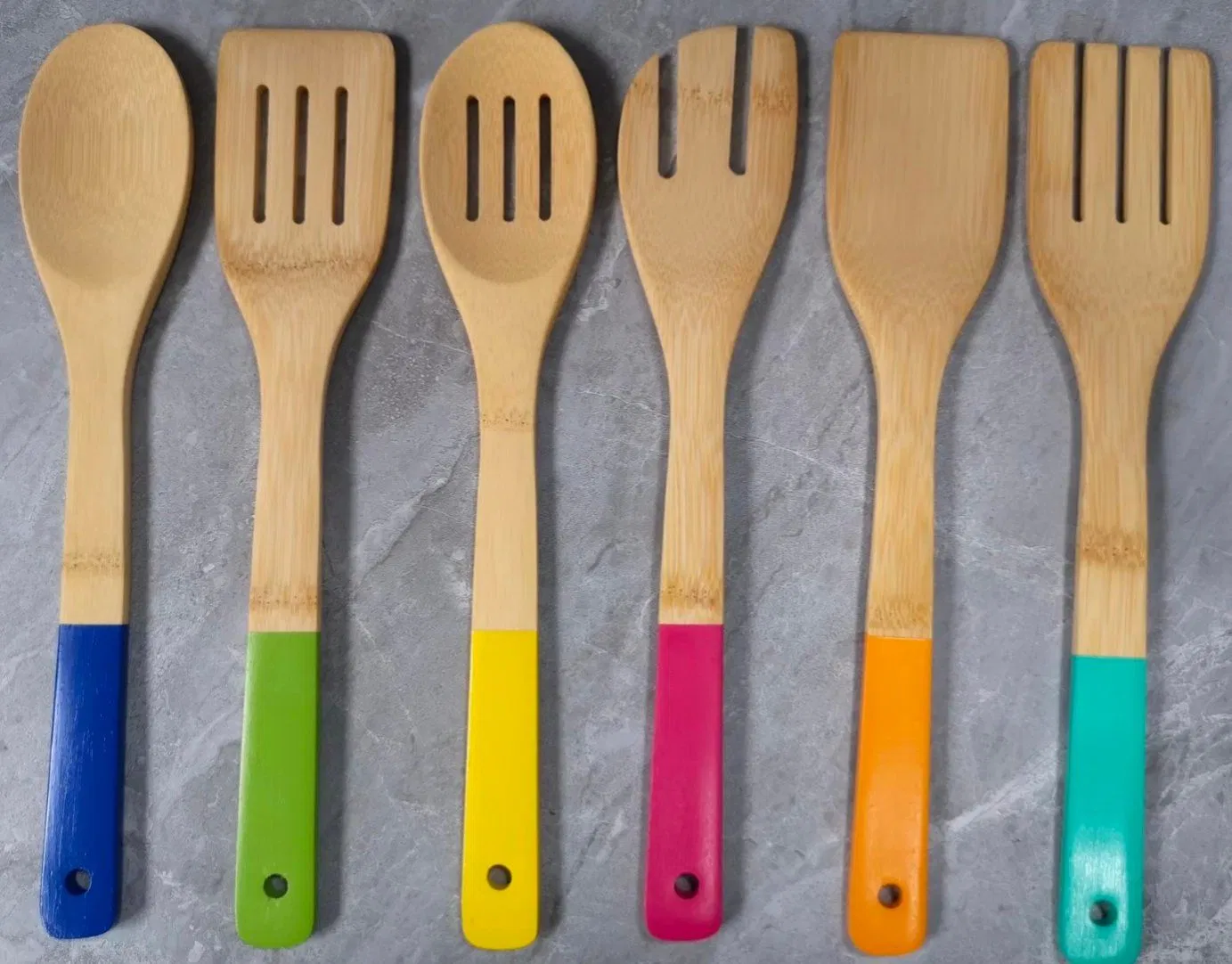 Eco-Friendly Reusable Travel Bamboo Cutlery Sets for Picnic