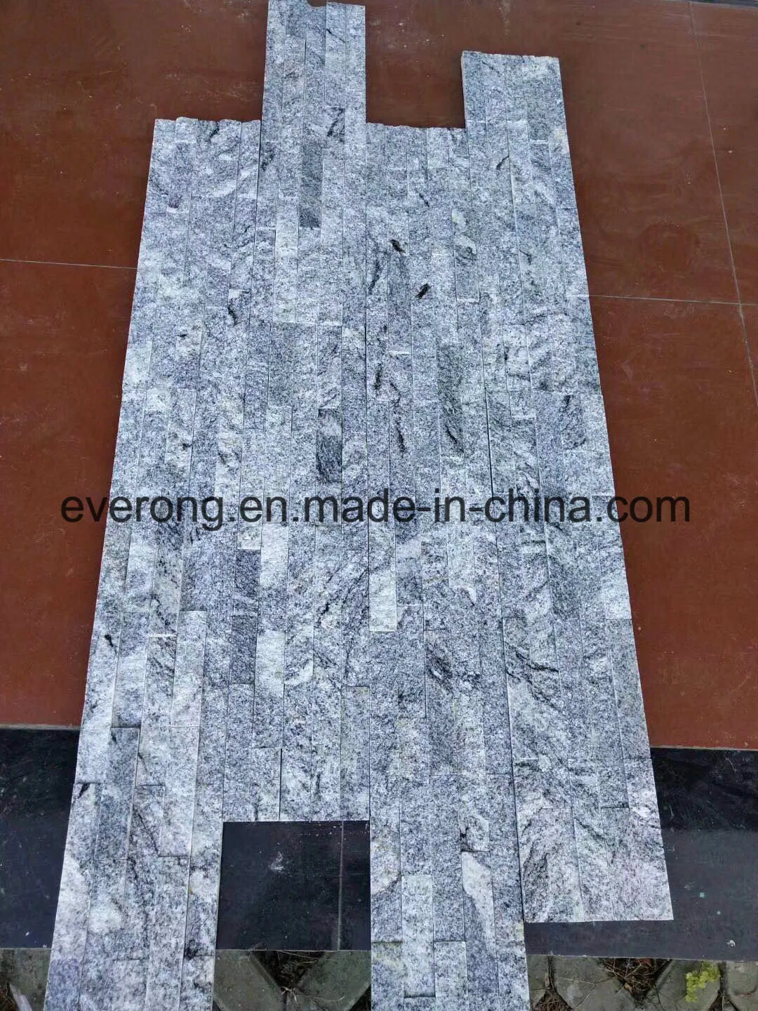 Cheap Nero Santiago Grey Granite Culture Stone for Wall Caldding