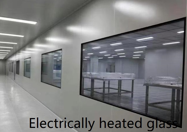 Wine Cabinet Display Window Glass Electrically Heated Glass