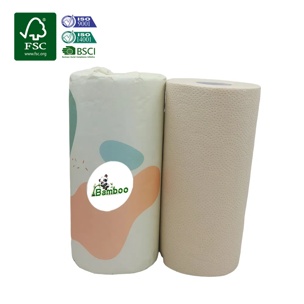 Household 2 Ply Kitchen Cleaning Paper Tissue Towel Kitchen Paper in Rolls