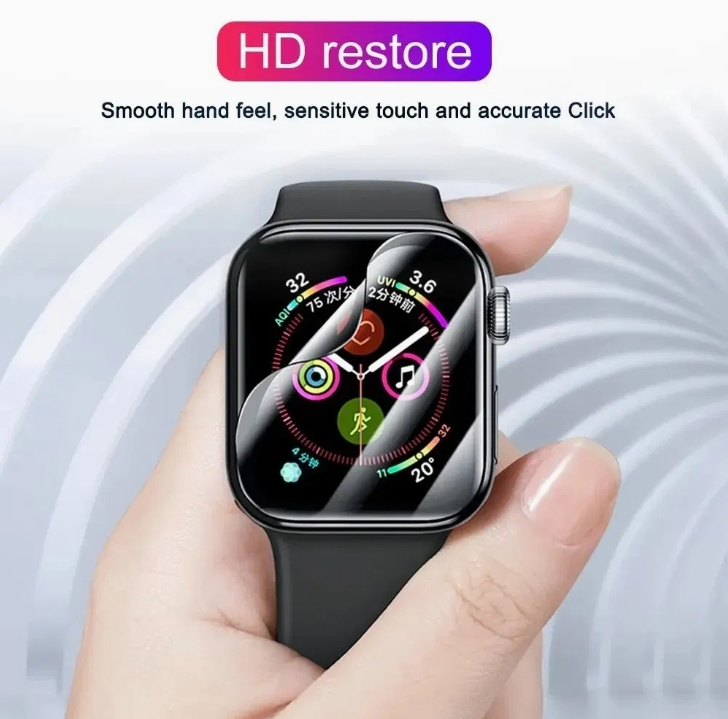 Защитная плёнка Hybrid PET+PMMA для Apple Watch Ultra 2 / S10 S9 S8