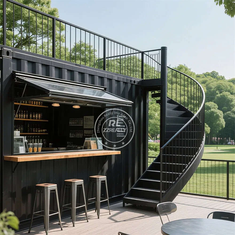 5 Meter Fast Install Steel Structure Prefabricated Luxury Villa Space Capsule Coffee Shop Kiosk Prefab House Container House