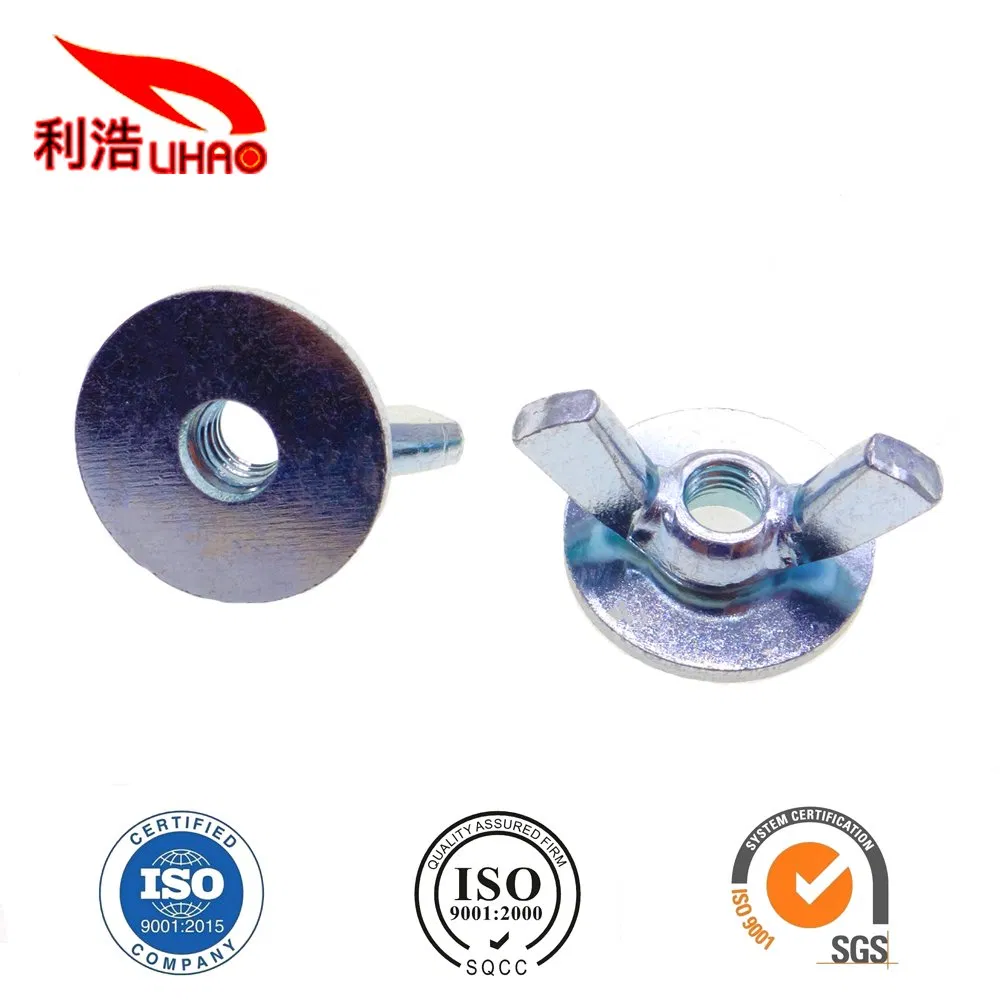 Solid Blue Wing Nuts Wing Nuts Bolts and Screws