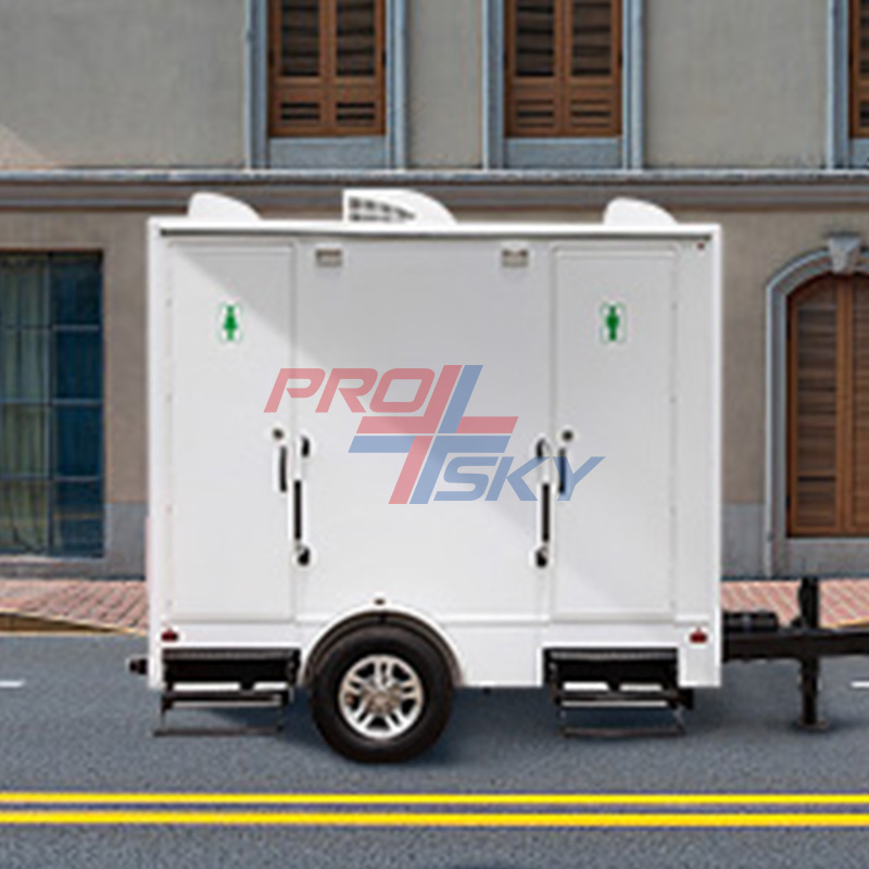 Prosky Mobile Public Outdoor Toilet Cabin Prefab Sanitation Unit for Construction & Emergency