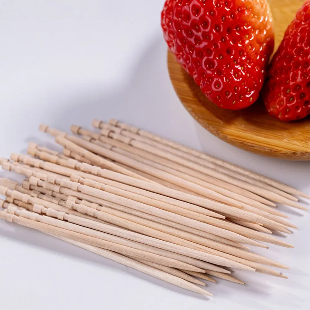 Natural Wood Bamboo Sturdy Safe Toothpicks for Teeth Cleaning