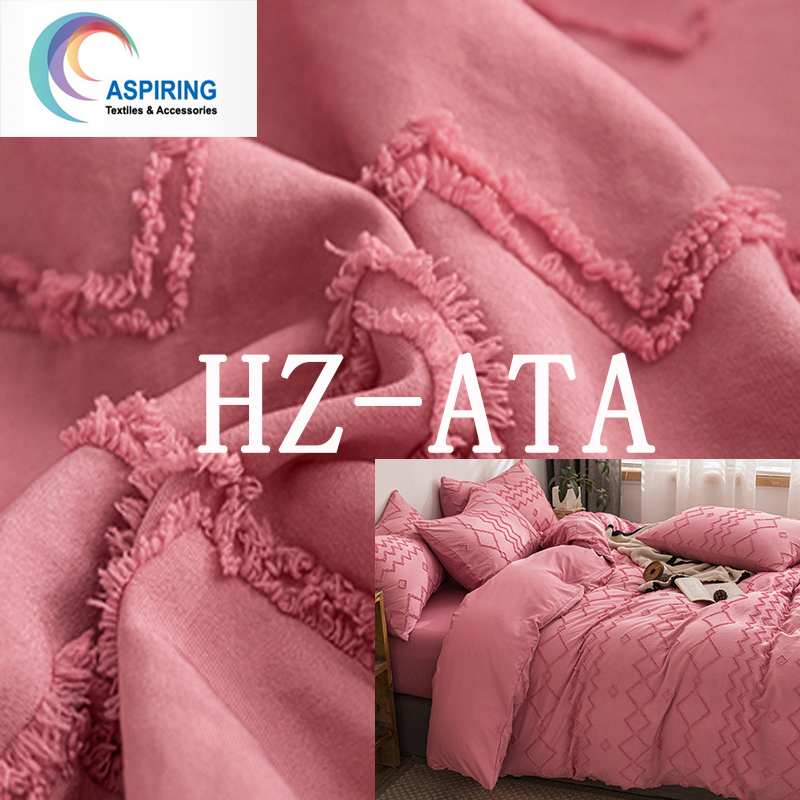 100%Polyester Microfiber Fabric Cut Flowers for Bedsheets