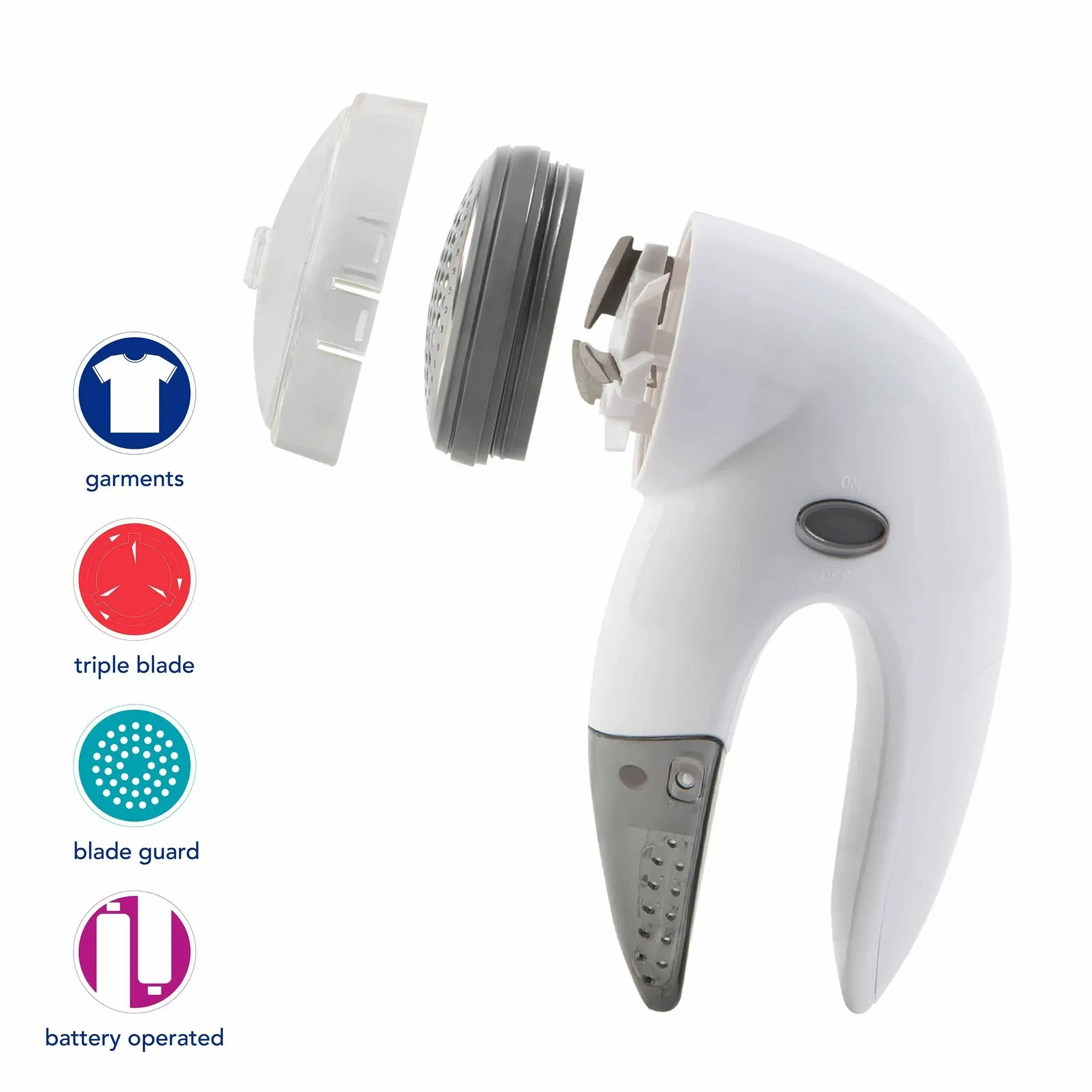 New Arrival Battery Operated Electric Clothes Lint Remover Fuzz Fluff Ball Trimmer