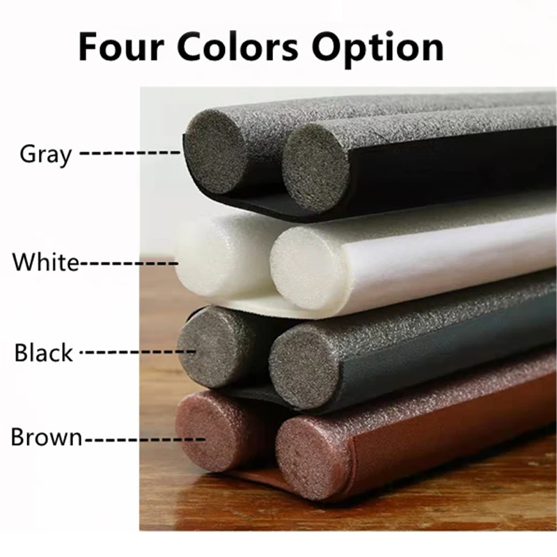 Foldable Door Bottom Foam Weather Stripping Seal Strip Guard Draft Seal Draught Excluder Strip